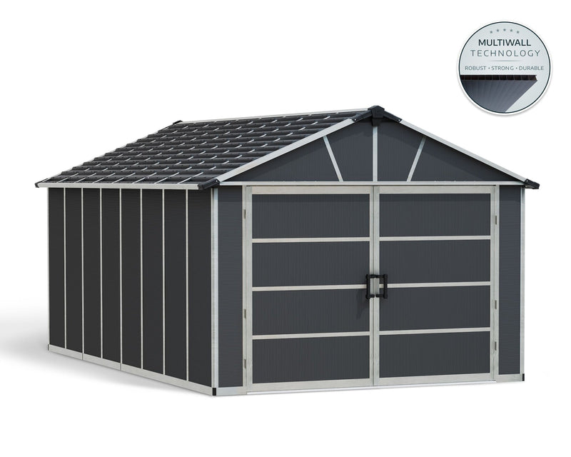 Yukon Multi-Function Polycarbonate Garage, 11x17-ft T2734