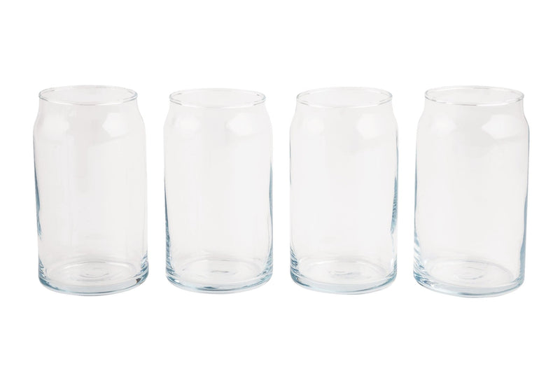 Beer Can Glasses, 480-mL, 4-pc Q9738