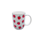 Strawberry Stoneware Mug, 18-oz, White