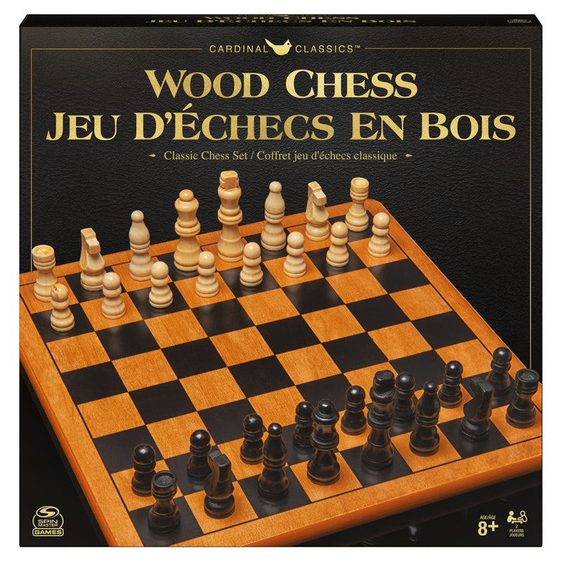 Premium Wood Chess Set, 2 Players, Ages 8+ I9971