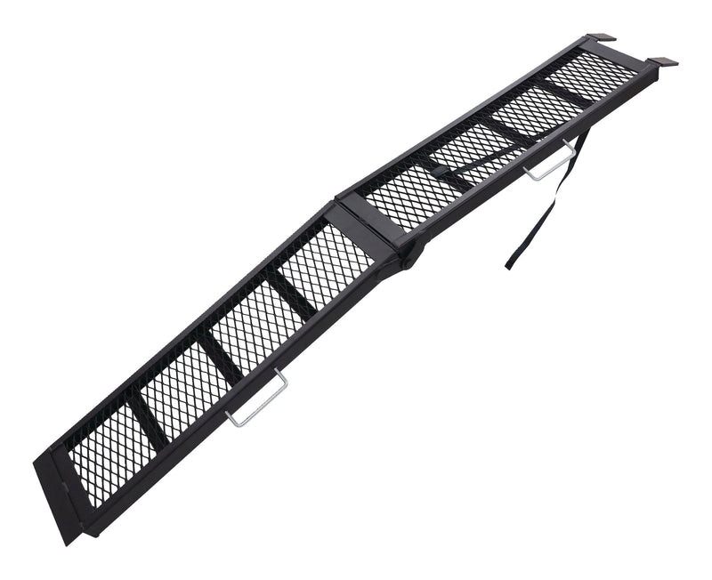 CargoMaster Power Sport Steel Mesh Centre Folding Loading Ramp, 80 x 11 in, Single Ramp D0995