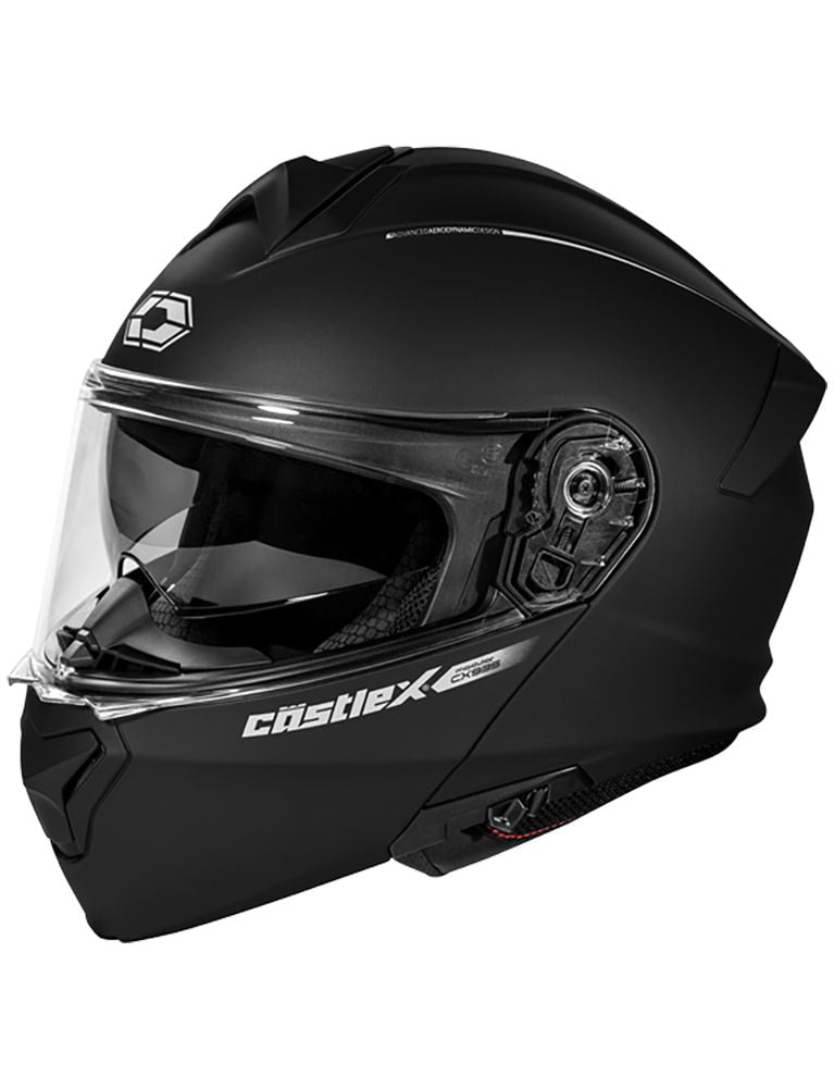 X CX935 Adult Full Face Modular Motorcycle Helmet, Matte Black X5678