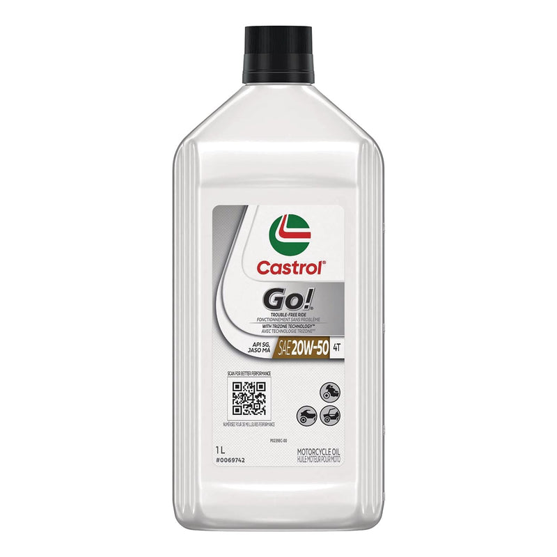 Go! 4-Stroke 4T Motorcycle Oil 20W50, 946-mL Z9715