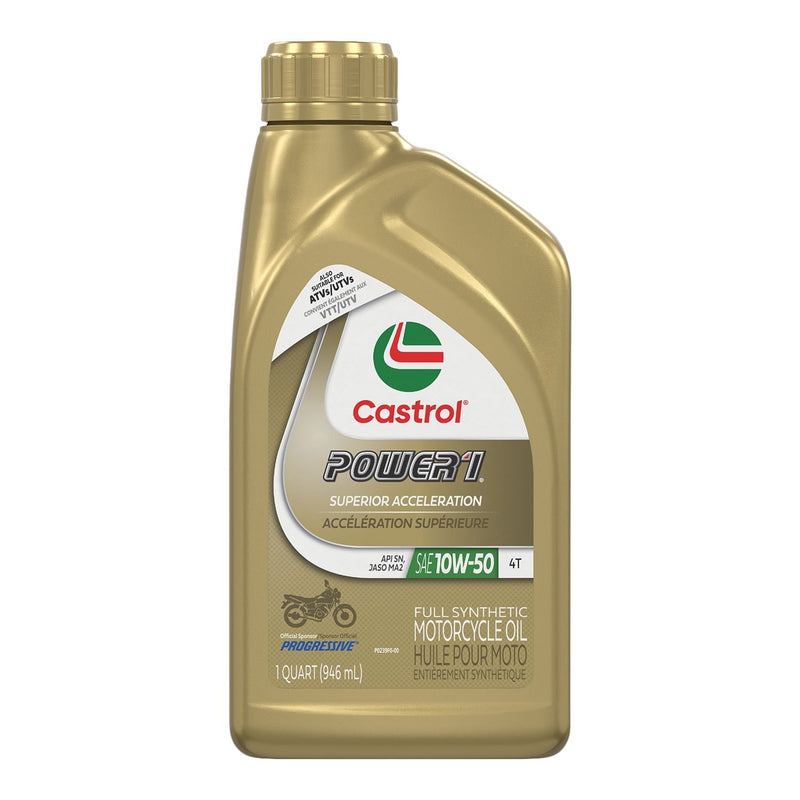 Power1 Motorcycle Oil 4T 10W50, 946-mL U4178