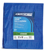 Standard Duty Poly Tarp, Waterproof, 12-ft x 16-ft
