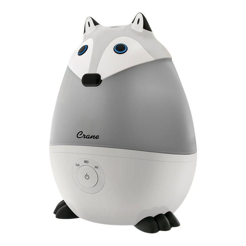 Pediatric Cool Mist Humidifier with Vapor Tray and Diffuser, Raccoon G9653
