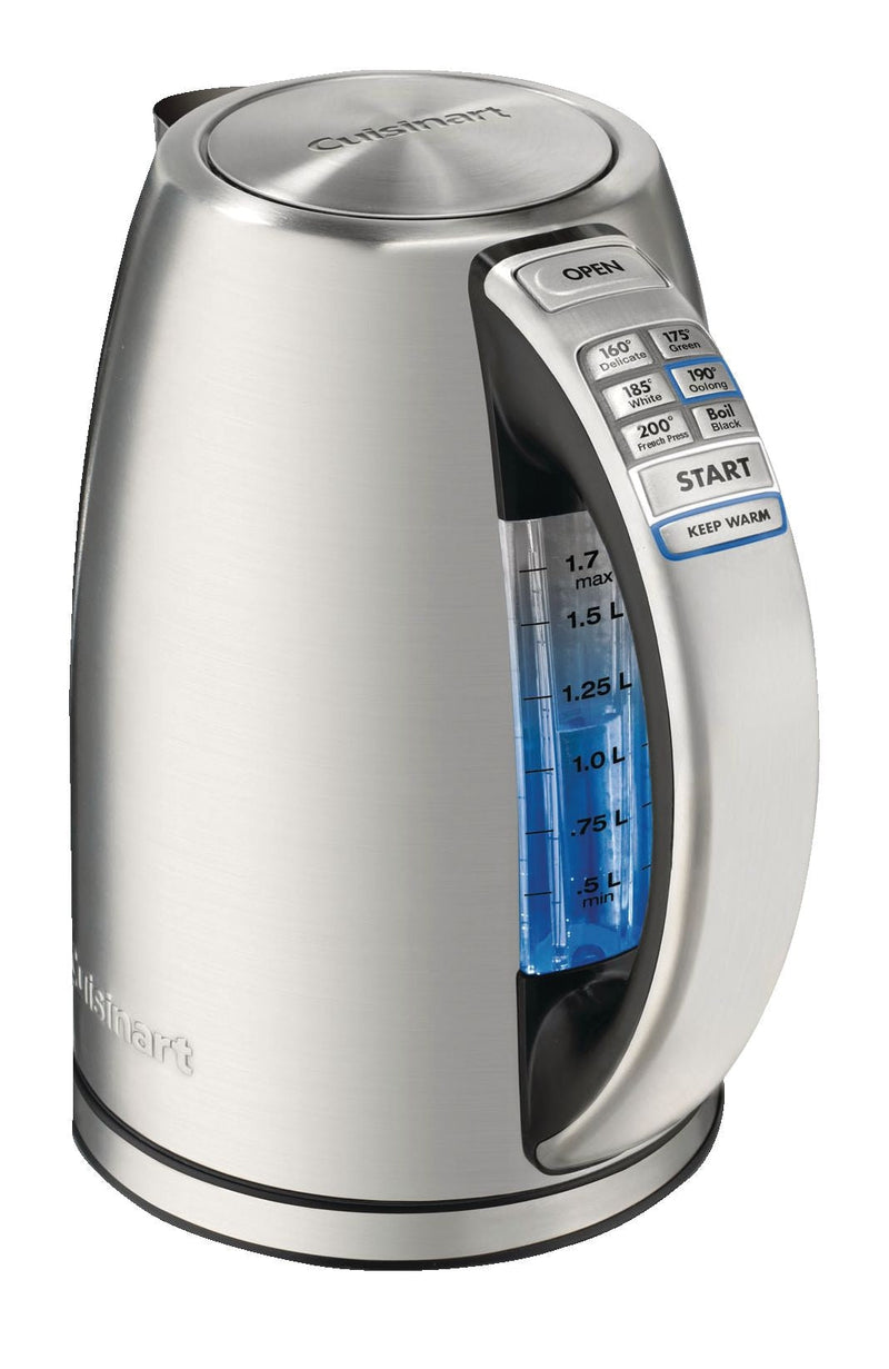 Cordless Electric Kettle with 7 Preset Temperatures, Stainless Steel, 1.7-L Z7734