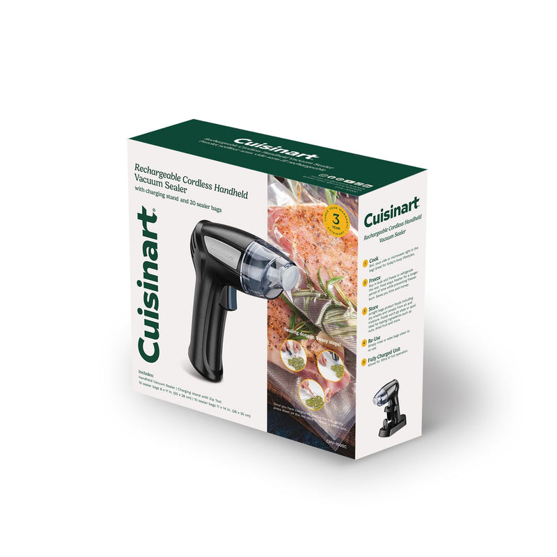 Cordless Handheld Vacuum Sealer with 20 Bags, Black R7483