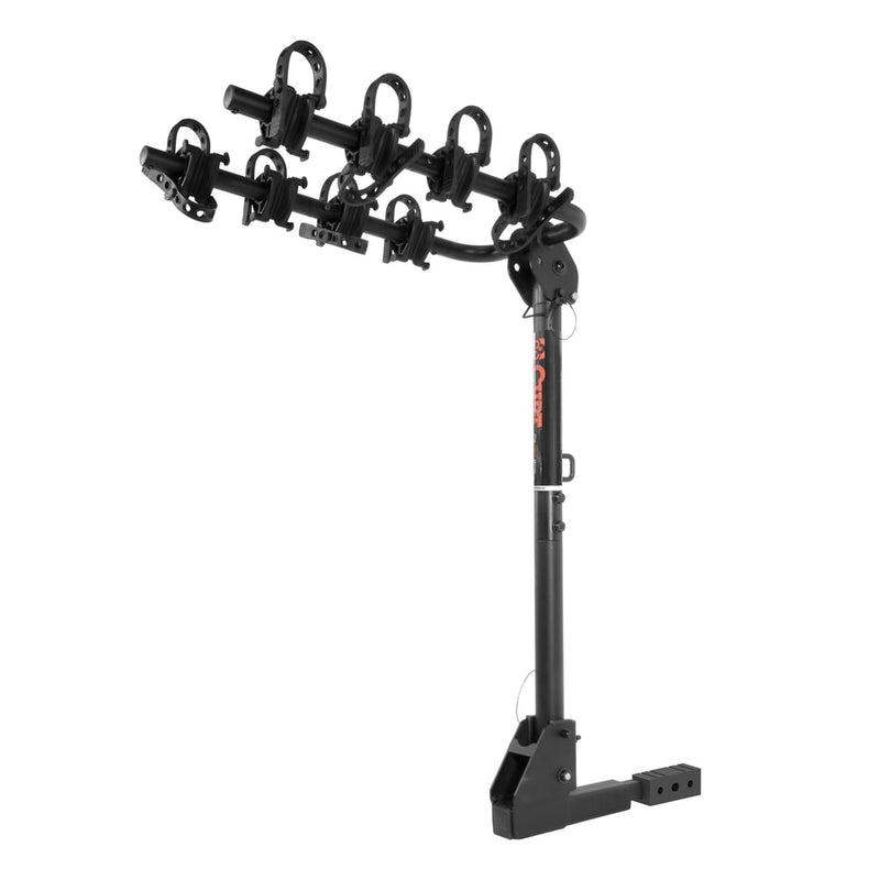 18030 2-Bike To 4-Bike Two Arm Hitch Mount Bike Rack, Fits 1-1/4, 2-in Receiver, Black X6116