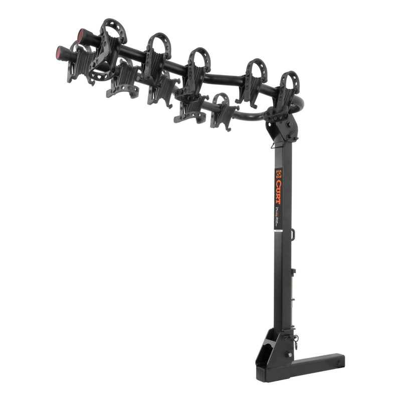 18065 Premium 5-Bike Two Arm Hitch Mount Bike Rack, Fits 2-in Receiver, Black X3218