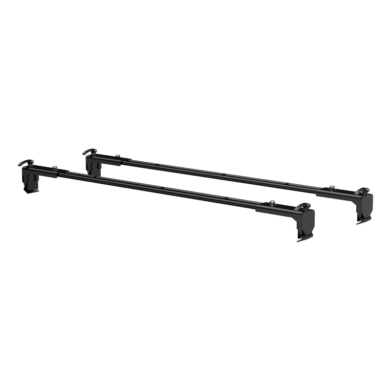 18119 Quick-Release Roof Rack Crossbars, Black Steel, Select Wrangler JK Z4177