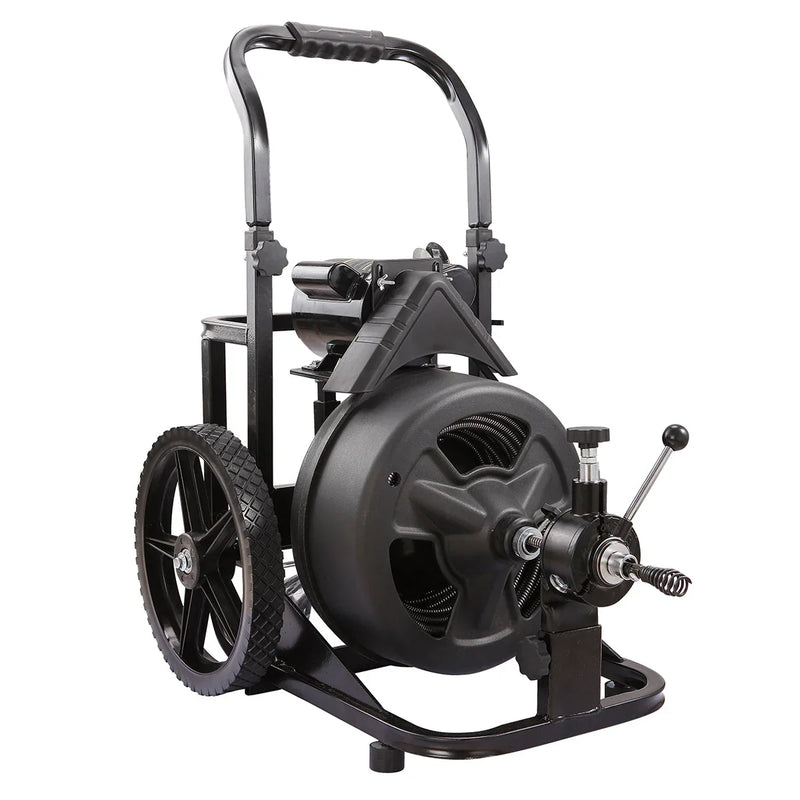 Drain Snake Commercial w/Attachments 100' Electric Sewer Q6361