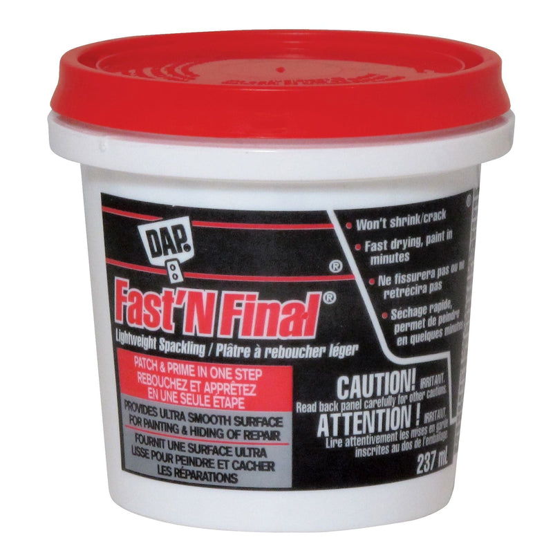 Fast N' Final Lightweight Spackling, 237-mL B4166