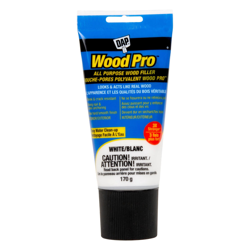 WOODPRO Latex All Purpose Wood Filler, White, 170-g A4563