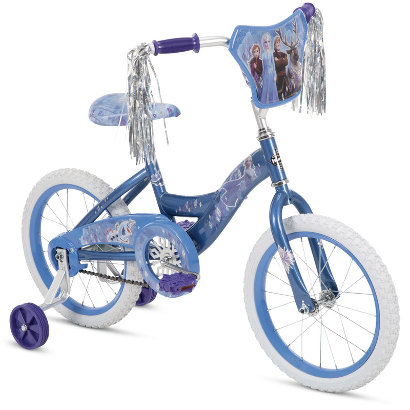 Frozen Kids' Bike, 16-in Wheel, Ice Blue/White K9649