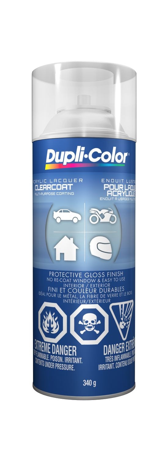 Auto Lacquer Aerosol Paint, Gloss Finish, 340-g C6015