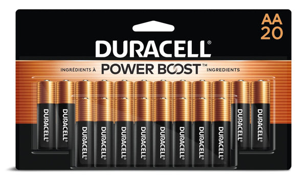 Coppertop AA Batteries, Alkaline, 20-pk O3641