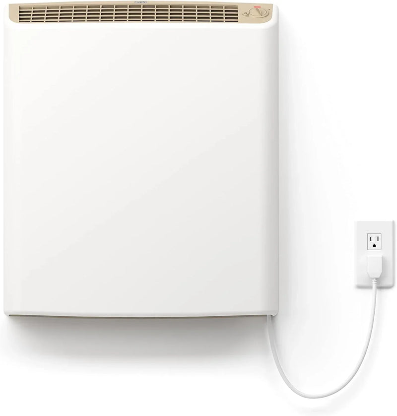 EnviMAX Plug-in Electric Panel Wall Heaters for Large Rooms, 1000 Watts, 24/7 Heating w/Safety Sensor Protection, Patented Quiet Fan-less Design, Easy 2-Min Install, Indoor Space Heater, Made in USA G0023