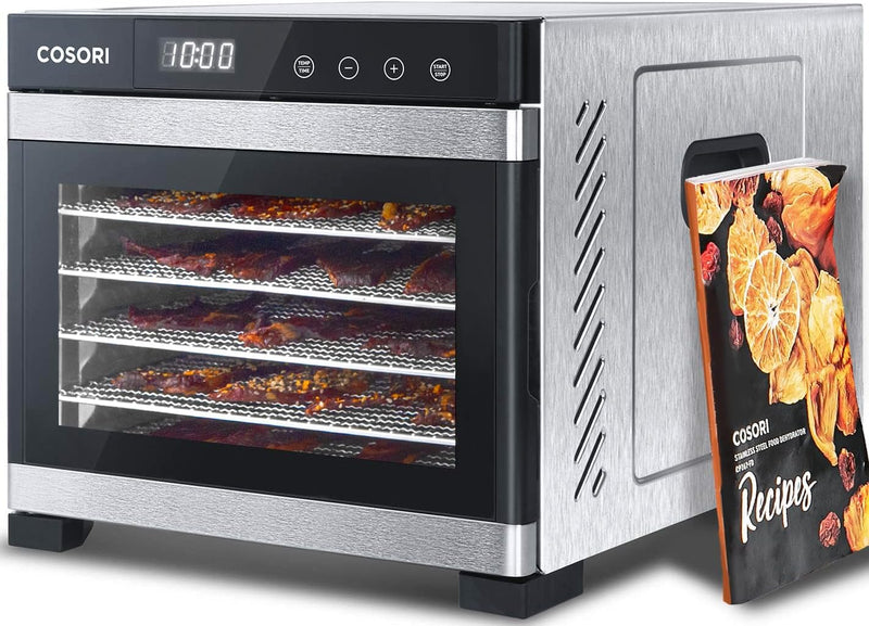 COSORI Food Dehydrator for Jerky, Large Drying Space with 6.48ft虏, 600W Dehydrated Dryer O7826