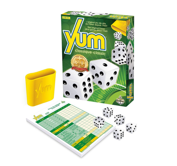 Yum Classic Collector's Edition Poker Dice Game Set, Ages 8+ U7500