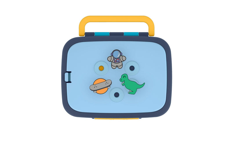 Benn Kids' Lunch Box with Quick Fill Lid, Assorted Colours, 3.6-Cups K1126