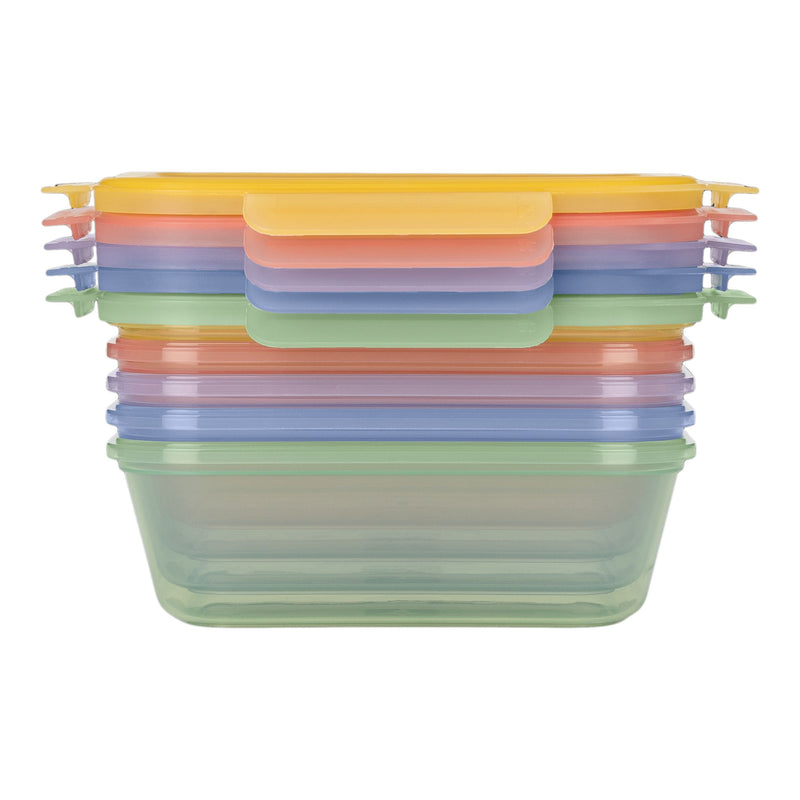 Snap & Nest Meal Prep Food Storage Container Set with Leakproof Lids, 10-pc K5548