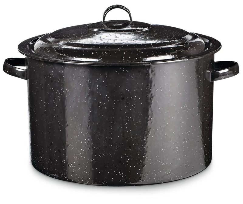 Enamel Coated Carbon Steel Canning Pot, 17-L E6547