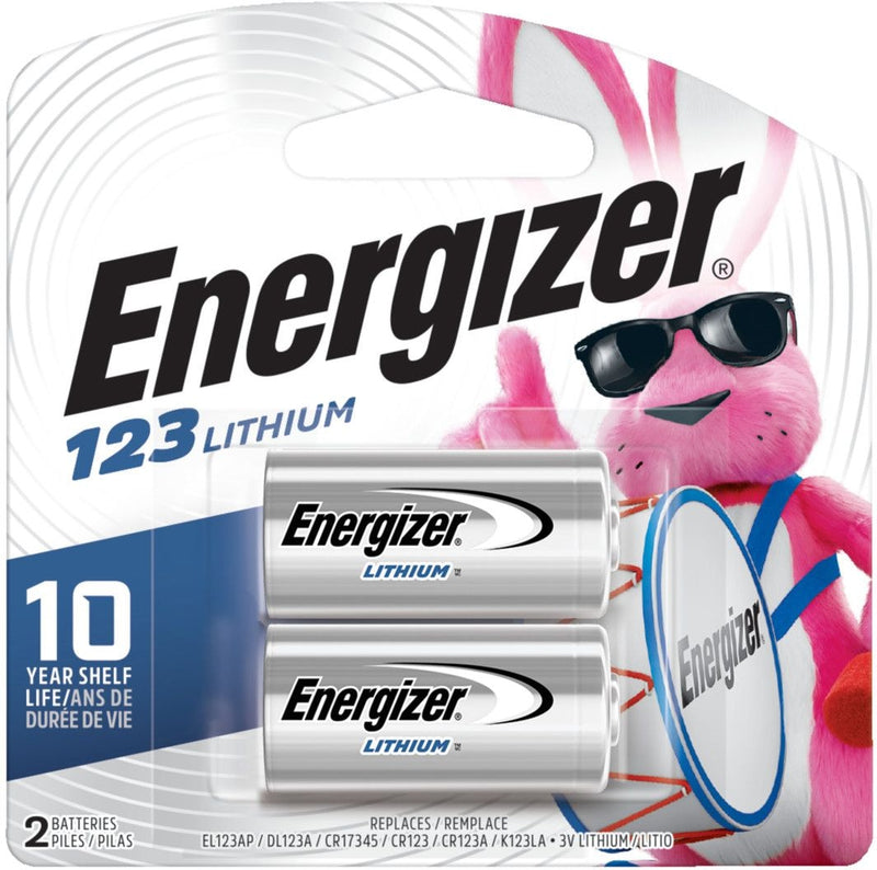 2-pk CR123 3V / 3 Volt Lithium Photo Batteries K7047