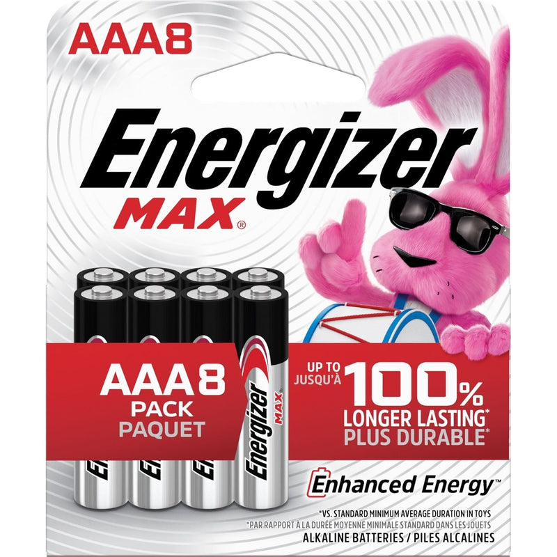 Max 8-pk AAA Alkaline Batteries, Long Lasting, All Purpose I7612