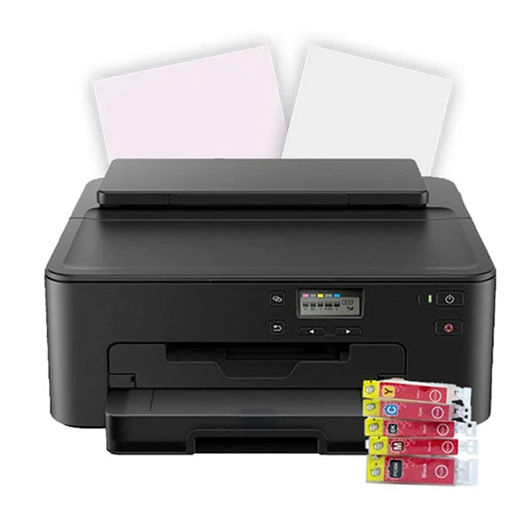 Canon TS702 Edible Inkjet Printer Bundle with Wafer Paper & Edible Ink Cartridges G6498