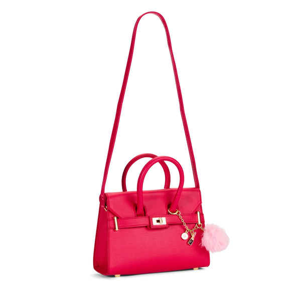 Girls Glamour Purse - Belted Tote Bag, Assorted W6160