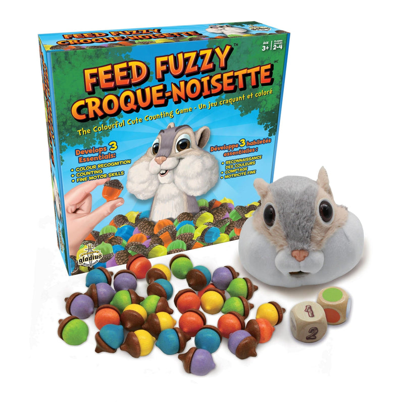 Feed Fuzzy Colourful Counting Game, Bilingual, Ages 3+ K6661