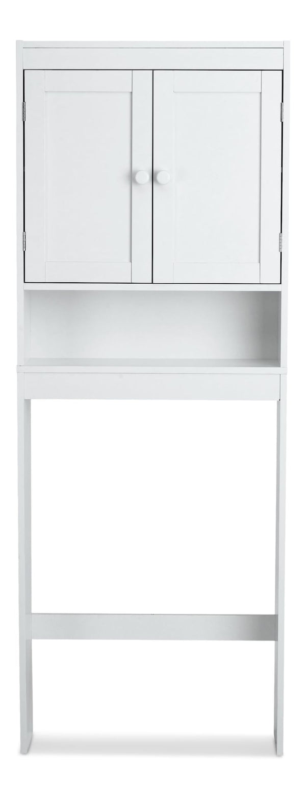 Orleans 2-Door Over-The-Toilet Spacesaver Bathroom Storage Cabinet, White X6426