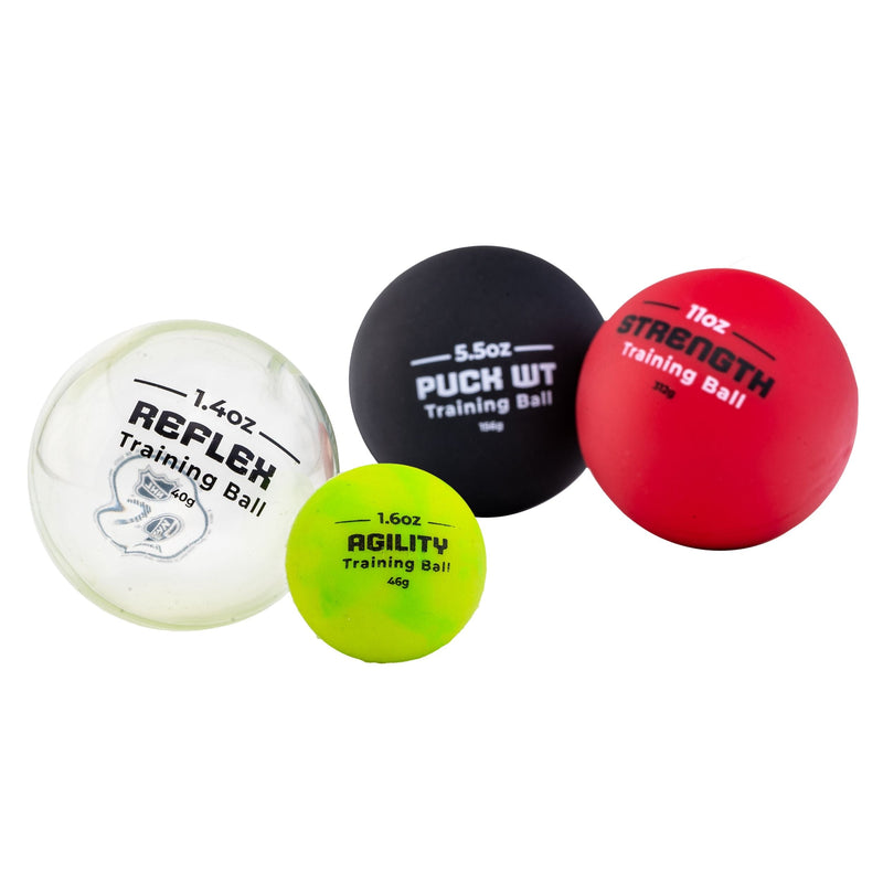 Franklin Deke/Dangle Hockey Training Balls Kit, 4-pk Q7527