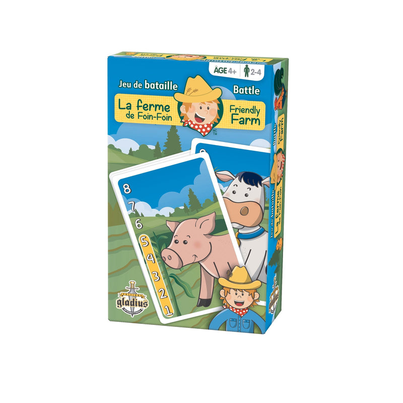 Friendly Farm Battle Family Board Game, Bilingual, Ages 4+ P4015