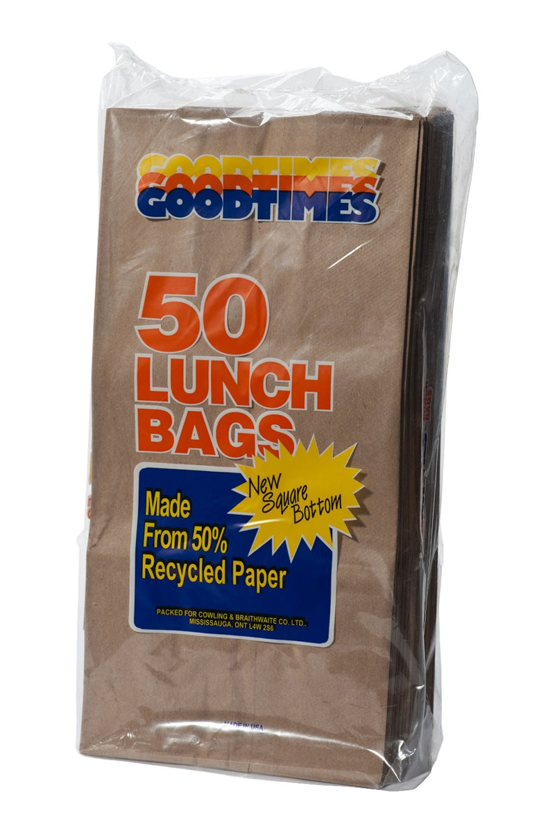 Paper Lunch Bags, 1.88-L, 50-pk N2630