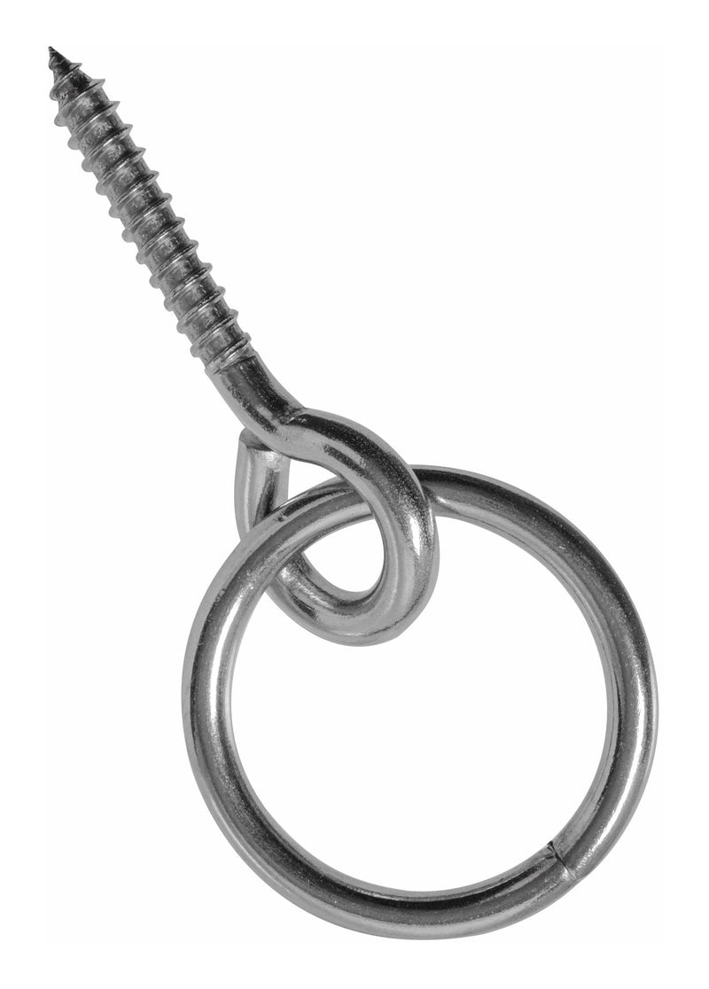 Zinc-Plated Lag Hitch Ring Y7760