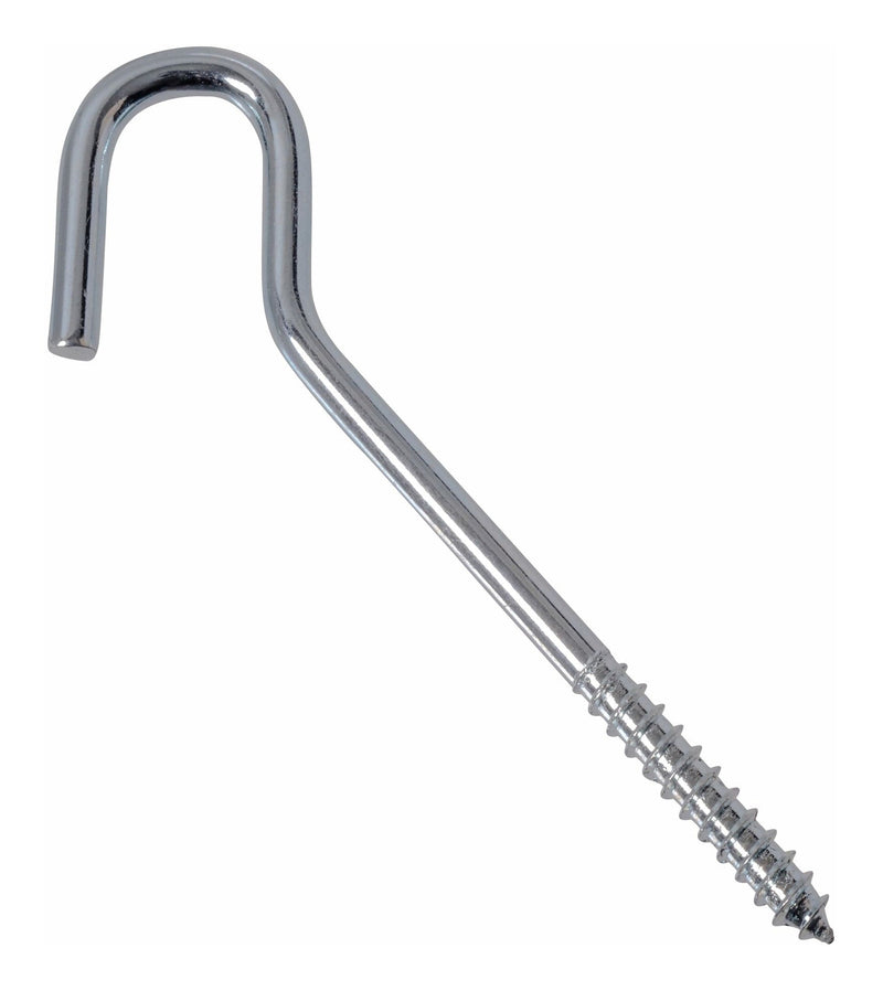 Zinc-Plated Lag Screw Clothesline Hook F9863