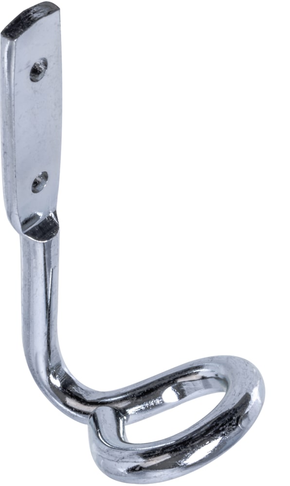 Zinc-Plated Light Duty Eye Loop Hook, No Pre-Drilling, 4-in D5058