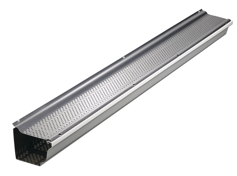 Smart Screen 20-ft Aluminum Gutter Guards, Metallic, 5-pk T6148
