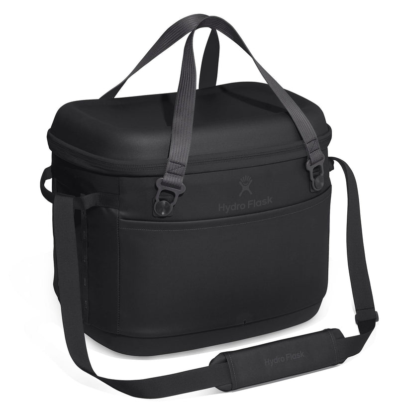 Carryout Compact Insulated Soft Cooler with Shoulder Strap, Black, 30 L V3831