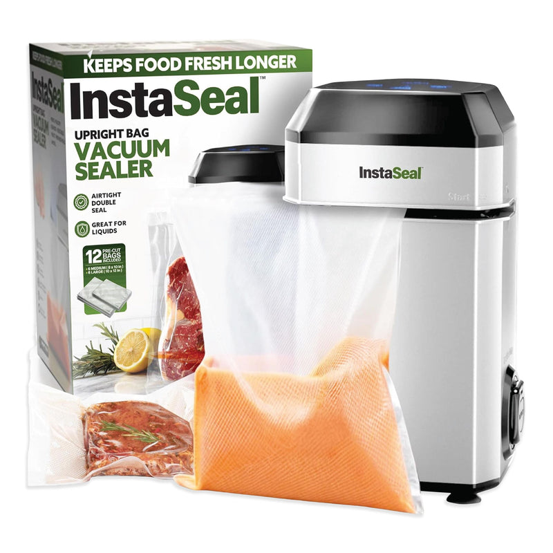 Upright Bag Food Vacuum Sealer with 12 Bags L1280