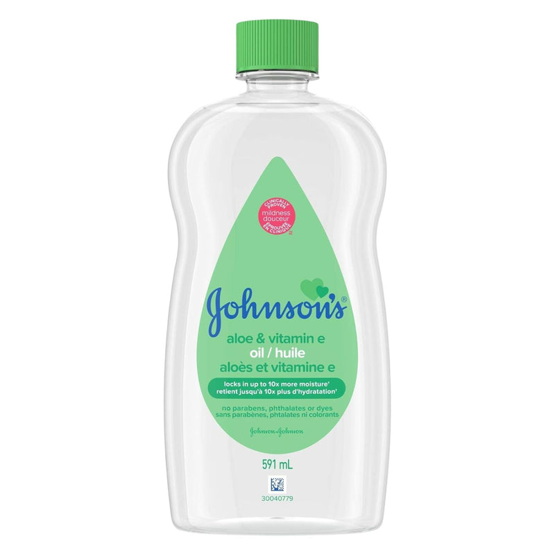 Aloe and Vitamin E Baby Oil, 591-mL X5563