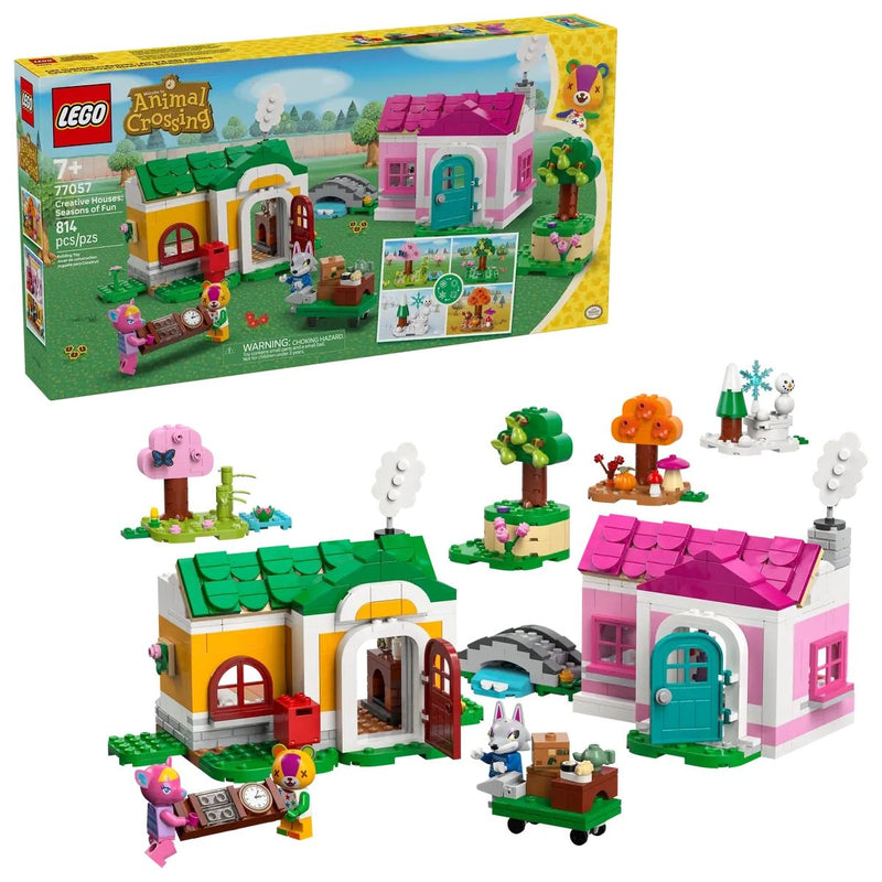 Animal Crossing Creative Houses: Seasons of Fun - 77057, 814-pcs, Ages 7+ F2557