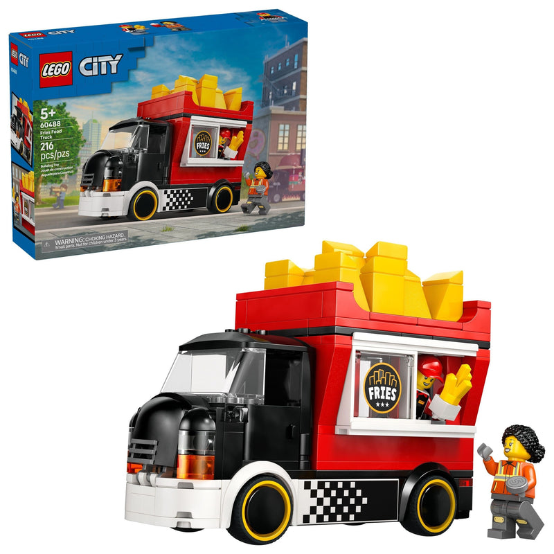 City Fries Food Truck Building Set - 60488, 216-pcs, Ages 5+ S9104