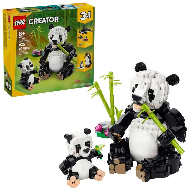 Creator Wild Animals: Panda Family - 31165, 626-pcs, Ages 8+ W8482