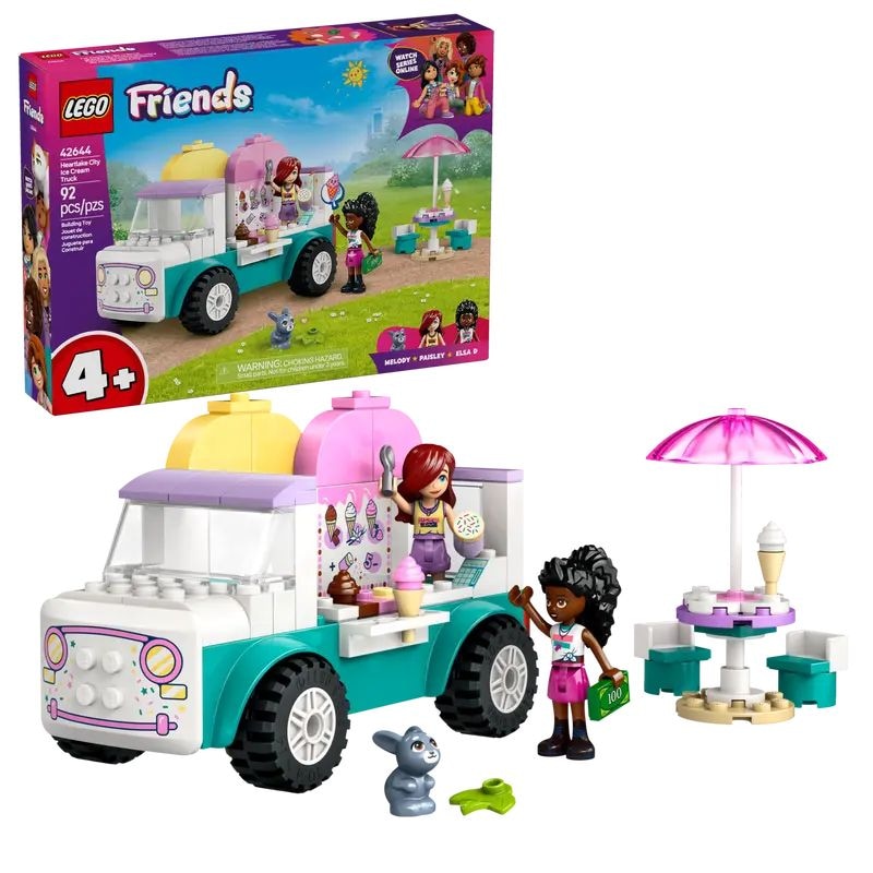 Friends Heartlake City Ice Cream Truck Set - 42644, 92-pcs, Ages 4+ J5224