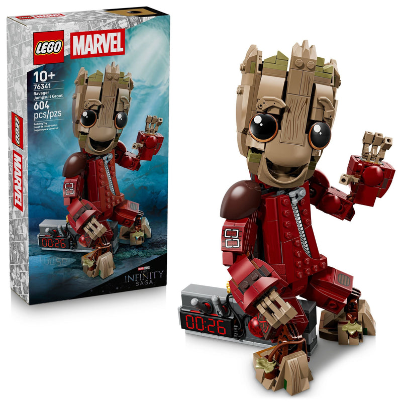 Marvel Ravager Jumpsuit Groot - 76341, 604-pcs, Ages 10+ J7011