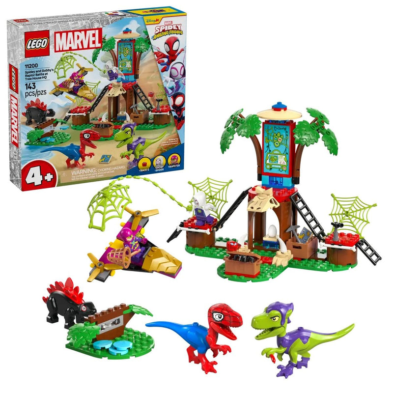 Marvel and Gobby's Raptor Battle at Tree House HQ - 11200, 143-pcs, Ages 4+ Y1901