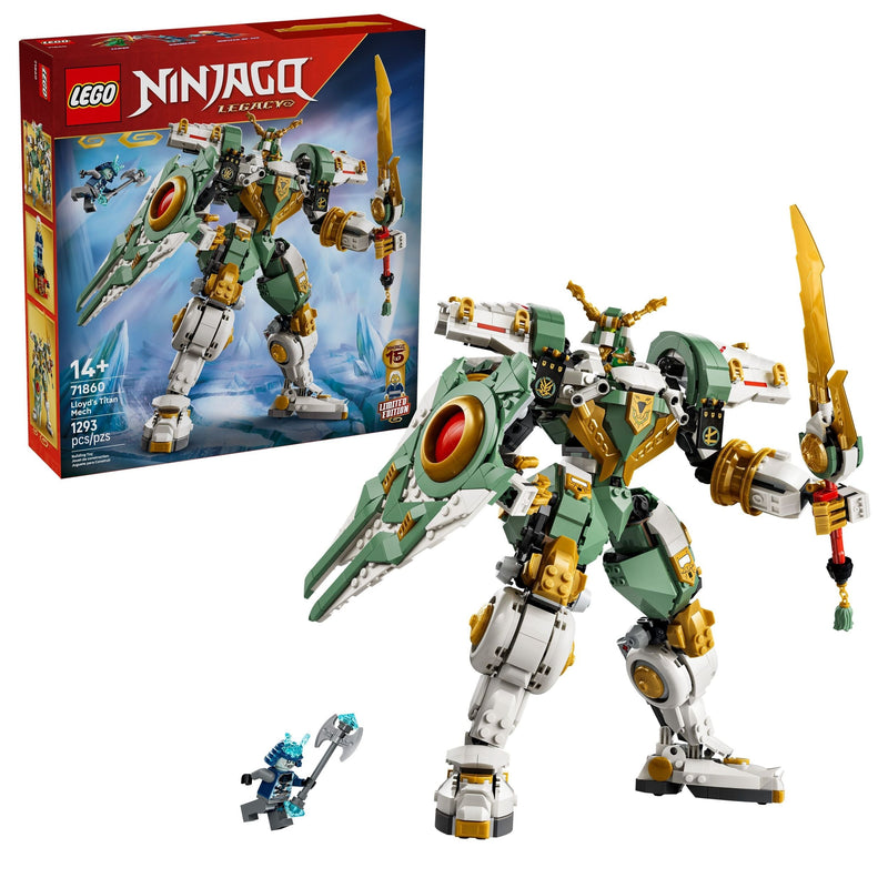 Lloyd’s Titan Mech 15th Anniversary Toy Building Set - 71860, 1293-pcs, Ages 14+ E3925